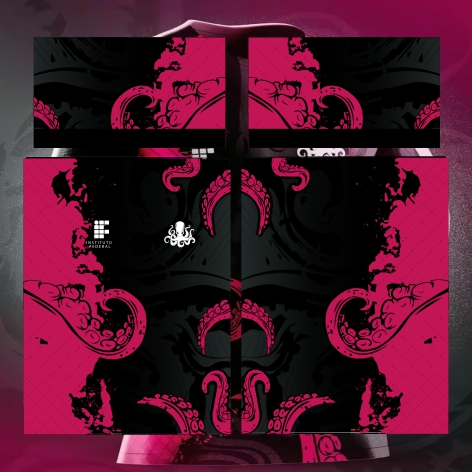 Template Interclasses - Polvo Federal Pink - ARTE VETOR