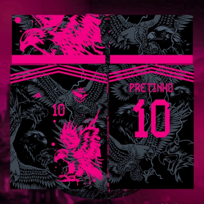 Template Interclasses - Aguia pink - ARTE VETOR