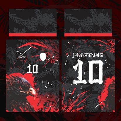 Template Interclasses - Aguia vermelha - ARTE VETOR