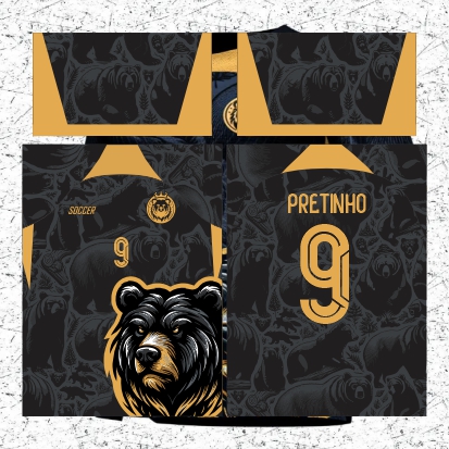 Template Interclasses - Urso Dourado - ARTE VETOR