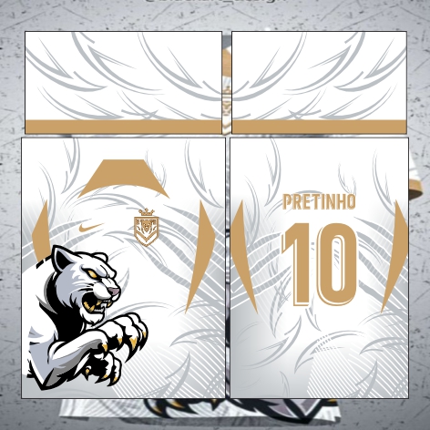 Template Interclasses - Pantera Branca - ARTE VETOR