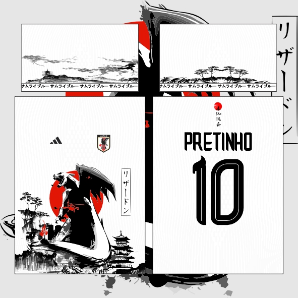 Template Interclasses - Japon Charizard 24 - ARTE VETOR