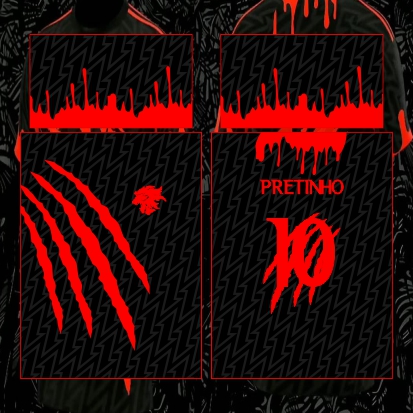 Template Interclasses - Garras Red de Leão 24 - ARTE VETOR