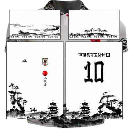 Template Interclasses - Japon Samuari Blue 24 - ARTE VETOR