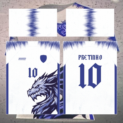 Template Interclasses - Dragão sem dentes 24 - ARTE VETOR