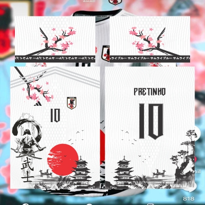 Template Interclasses -  Japon Samurai 24 - ARTE VETOR