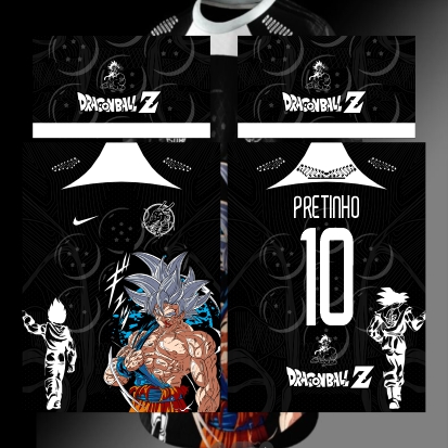 Template Interclasses - Black Goku Z 24 - ARTE VETOR
