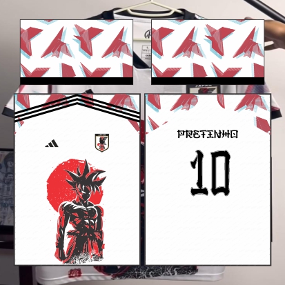 Template Interclasses - Japão Goku Lua 24 - ARTE VETOR