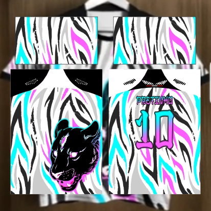 Template Interclasses - Pantera de 3 Olhos 24 - ARTE VETOR