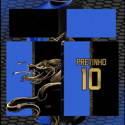 Template Interclasses - Serpente Dourada 1 24 - ARTE VETOR