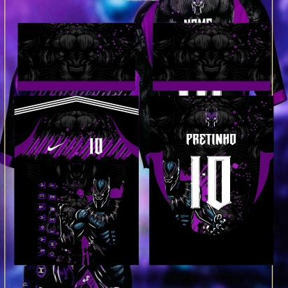 Template Interclasses - Wakanda Forever Conceito 24 - ARTE VETOR