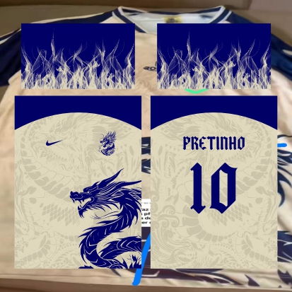 Template Interclasses - Dragão a Mão 24 - ARTE VETOR