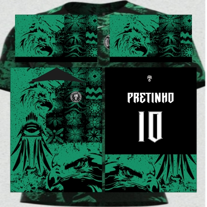 Template Interclasses - Nigeria Aguia Conceito 24 - ARTE VETOR