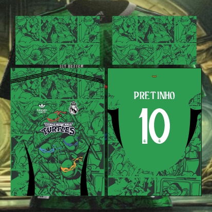 Template Interclasses - Real - Tartaruga Ninjas 24 - ARTE VETOR