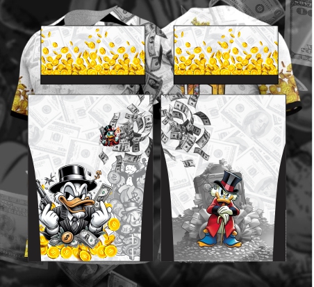 Template Interclasses - Tio Patinhas Moedas de ouro 24 - ARTE VETOR