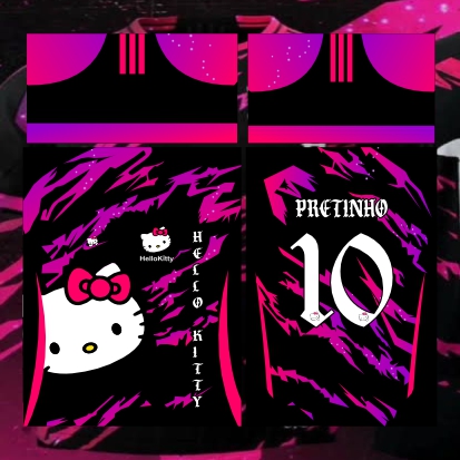 Template Interclasses - Hello Kitty Pink 24 - ARTE VETOR