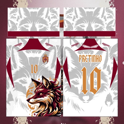 Template Interclasses - Raposa Vermelha 2024 - ARTE VETOR