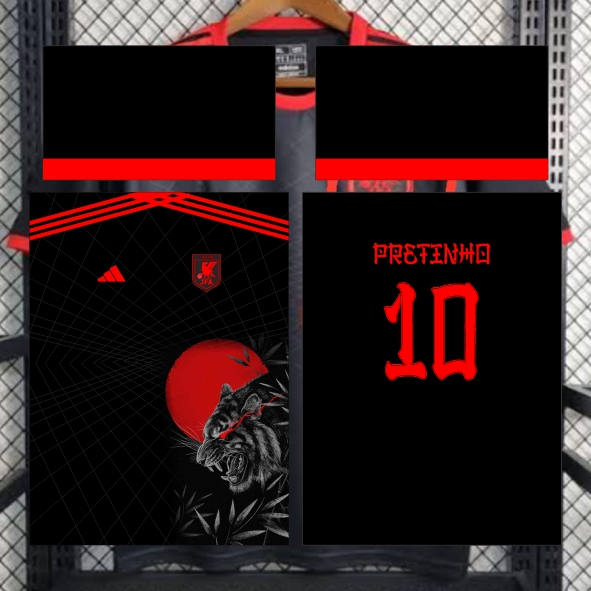 Template Interclasses - Japão Tigre Sangue vermelho 2024 - ARTE VETOR