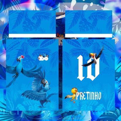 Template Interclasses - Rio - Arara Azul 2024 - ARTE VETOR