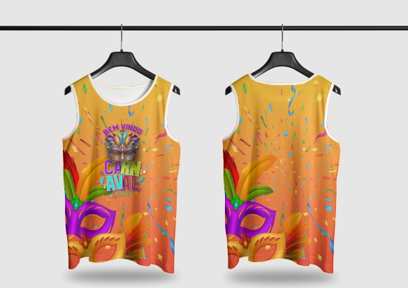 Template Camisa Abadá - Carnavalesco - Ref 2501 - ARTE VETOR