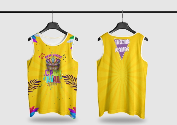 Template Camisa Abadá - Carnavalesco - Ref 2506 - ARTE VETOR