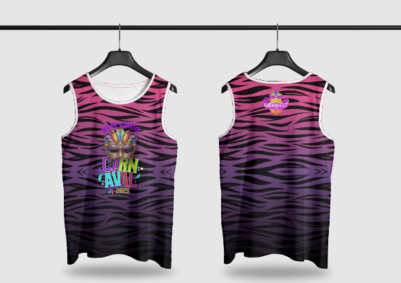 Template Camisa Abadá - Carnavalesco - Ref 2510 - ARTE VETOR