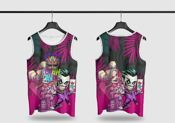 Template Camisa Abadá - Carnavalesco - Ref 2513 - ARTE VETOR