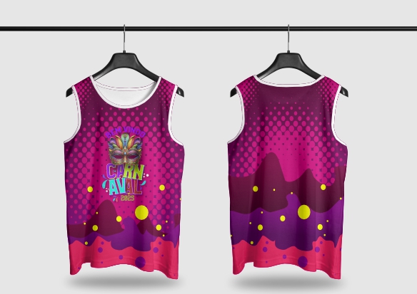 Template Camisa Abadá - Carnavalesco - Ref 2514 - ARTE VETOR