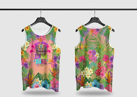 Template Camisa Abadá - Carnavalesco - Ref 2517 - ARTE VETOR