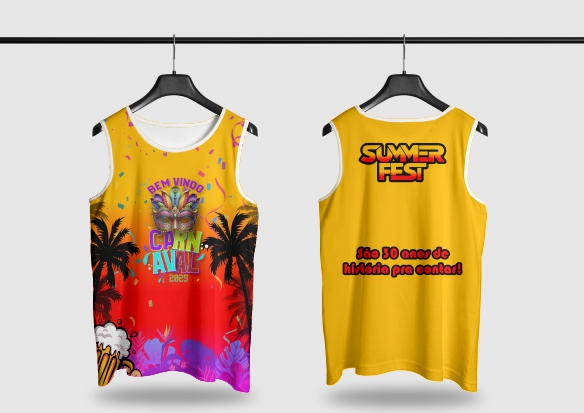 Template Camisa Abadá - Carnavalesco - Ref 2519 - ARTE VETOR