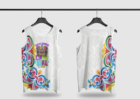 Template Camisa Abadá - Carnavalesco - Ref 2521 - ARTE VETOR