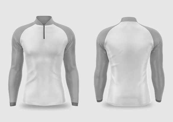 Mockup Camisa Pesca Manga Longa Raglan - Cdr Yellow Images