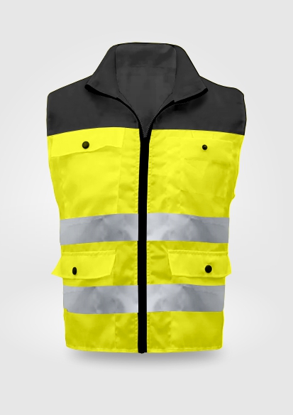 Mockup Colete Transito - Cdr Yellow Images