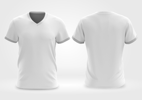 Mockup  Camisa Masculina Gola V II - Cdr Yellow Images