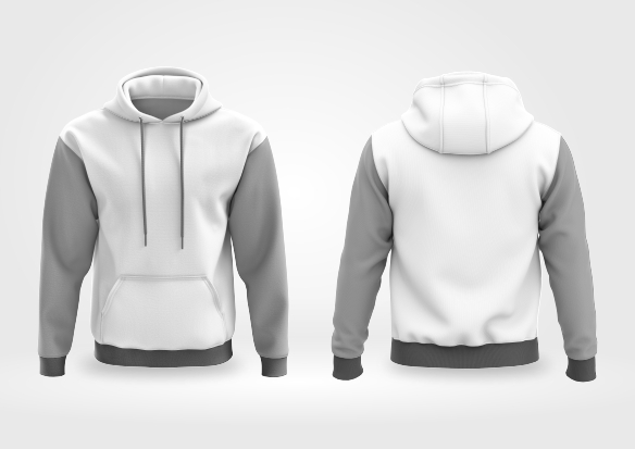 Mockup Moletom com Capuz e Bolso - Cdr Yellow Images