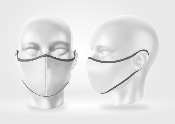 Mockup Mascara Facial Ninja Manequim - Cdr Yellow Images