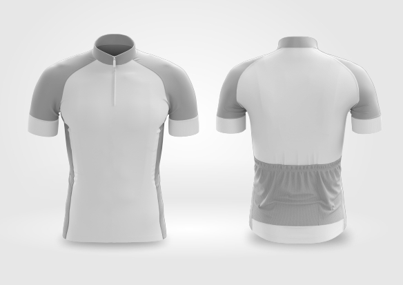 Mockup Camisa Ciclismo Masculino Ziper Curto - Cdr Yellow Images