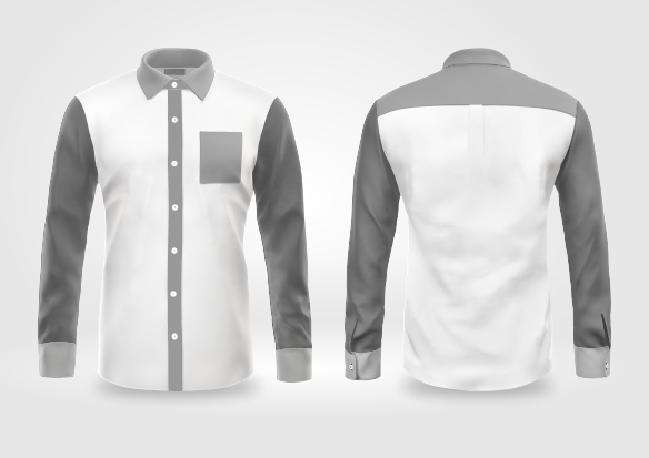 Mockup  Camisa Social Manga Longa - Cdr Yellow Images