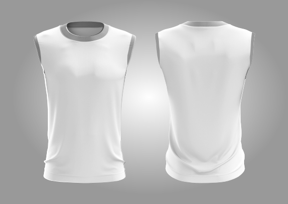 Mockup Camiseta Sem Manga 3D - Cdr Yellow Images