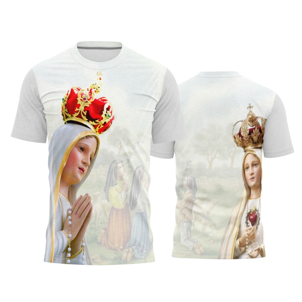 Template Religião Católicas Camisa - Nossa Senhora Virgem Maria Ref 109 - ARTE VETOR