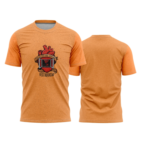 Template Religião Católicas Camisa - Volta pro seu Senhor, resturação Ref 37 - ARTE VETOR