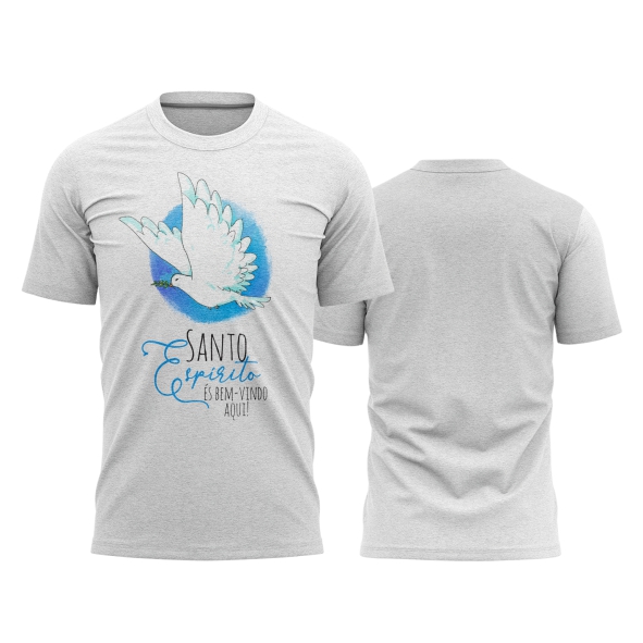 Template Religião Católicas Camisa - Santo Espírito Ref 27 - ARTE VETOR