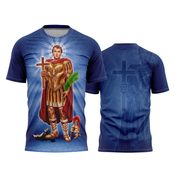 Template Religião Católicas Camisa - Santo Expedito Ref 22 - ARTE VETOR