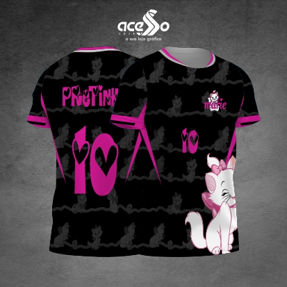 Template Interclasses - Camisa - Arte Gata Marie 2025 - ARTE VETOR