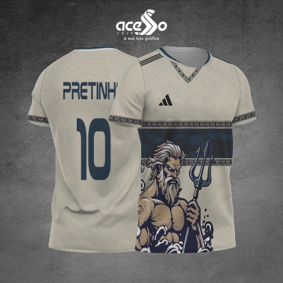 Template Interclasses - Camisa - Jersey Poseidon Furioso 2025 - ARTE VETOR