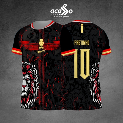 Template Interclasses - Camisa - Leão Bayer Neverlusen 25 - ARTE VETOR