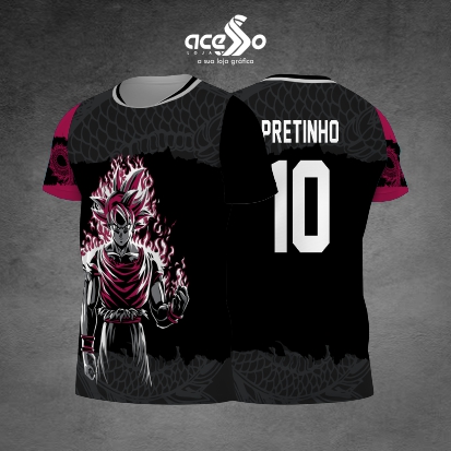 Template Interclasses - Camisa - Saprissa Goku 2025 - ARTE VETOR