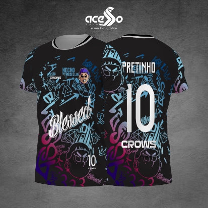 Template Interclasses - Camisa - Blessed Crows Street 2025- ARTE VETOR