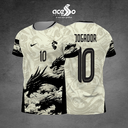 Template Interclasses - Camisa - Cabeças de Dragão 3 - 25- ARTE VETOR