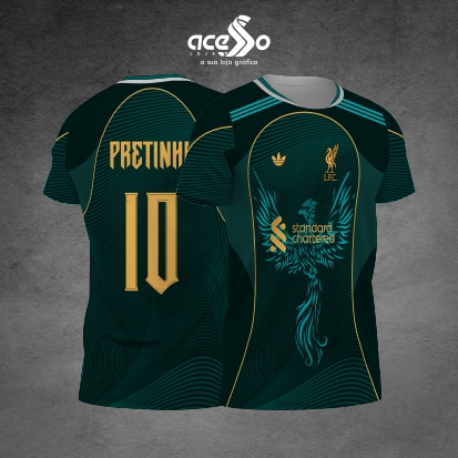 Template Interclasses - Camisa - Liverpool Fantasy  2025 - ARTE VETOR